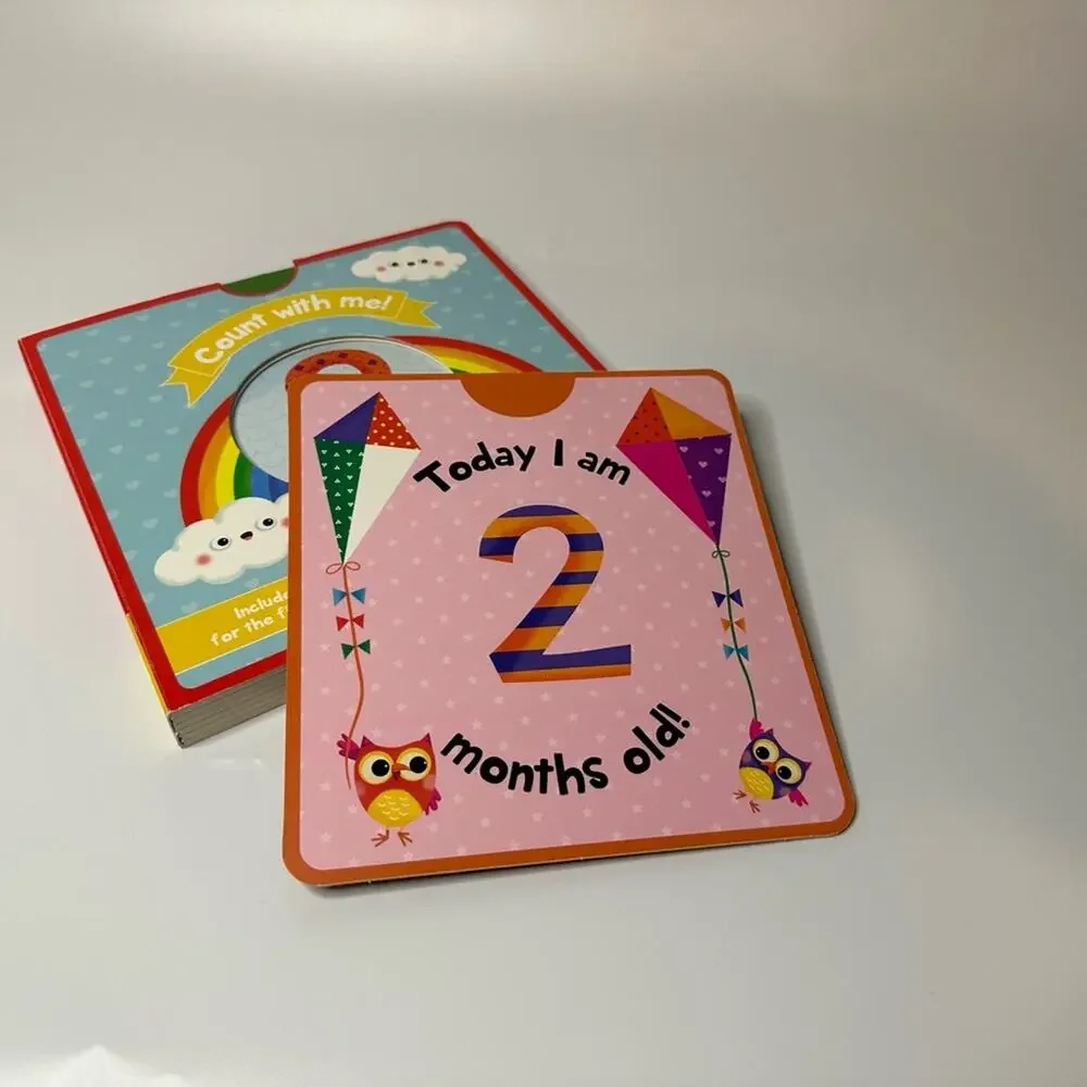 Count with Me - Kane Miller - monthly photo cards for baby and counting